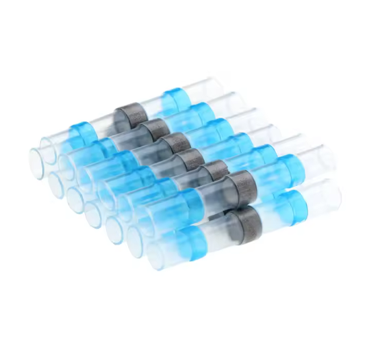 Kutistejatkoliitin tinalla sininen 1,5-2,5mm²