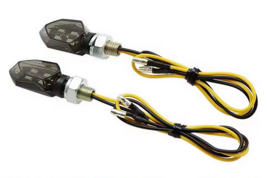 LED minivilkkupari tummennettu