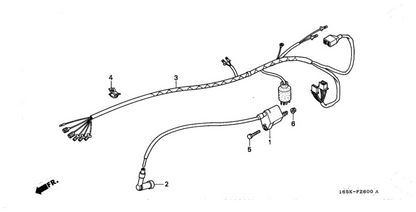 Johtosarja Honda Monkey Z50J 1987-99