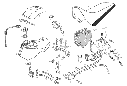 Penkin kiinnitys pultti M5x12 Aprilia, Derbi, Gilera