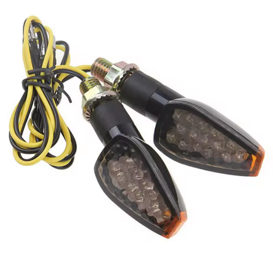 LED Vilkkupari, tummennettu